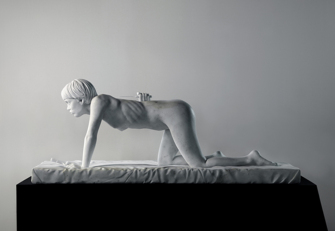 Thom Puckey, Isabelle Schiltz as Crawling Figure, 2010. Courtesy Annie Gentils Gallery