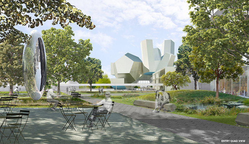 UCD MASTERPLAN ENTRY QUAD VIEW © Steven Holl Architects Future Campus Dublino: un centro per il design che diventa landmark per la città