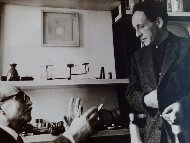Leoncillo e Fontana incontro a Milano 1960
