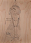 Devendra Banhart Cabeza de Vaca 2011 pencil on board 125x175 cm Se le cantano e se le disegnano