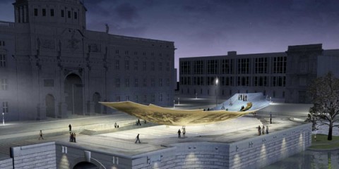 Monumento Berlino 1 Il monumento berlinese alla riunificazione tedesca? Sarà un grande “piatto a dondolo”. Con lo zampino di Sasha Waltz