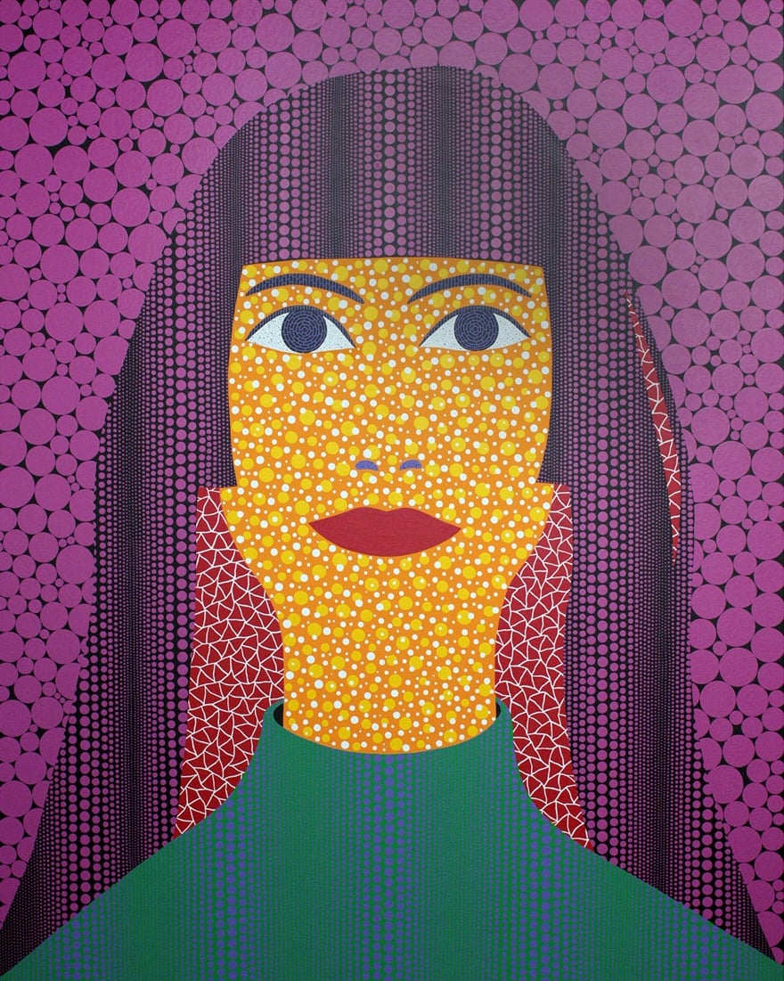 Yayoi Kusama - Self portrait (Tway) - 2010 - courtesy Gagosian Gallery, Rom...