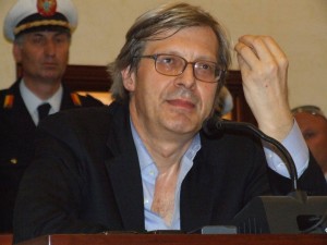 Siore e siori, la lista degli artisti di Sgarbi. Se siete in grado di capirci qualcosa, fate un fischio anche a noi eh… Aggiornamento tre di tre