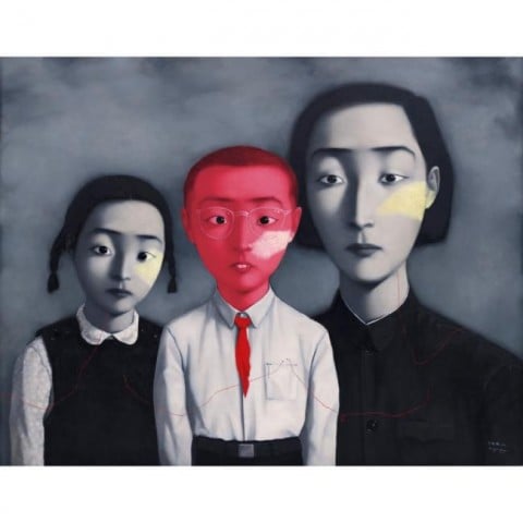 Zhang Xiaogang Big Family Tre aste per 60 milioni di dollari. Ancora scintille per l’arte asiatica a Hong Kong