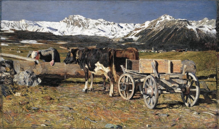 segantini immagine 05 Segantini e la modernità in pittura