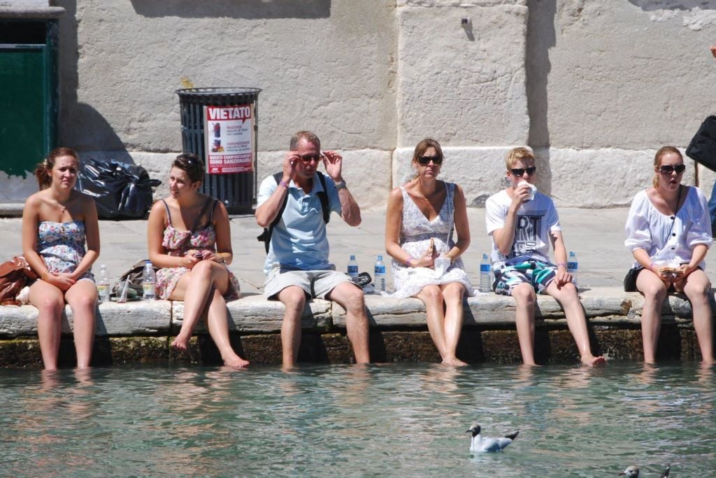 Turisti a Venezia