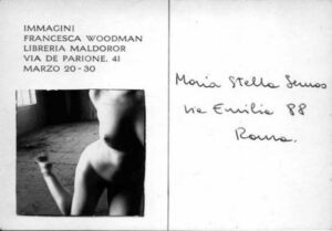 Al ghetto ebraico di Roma. Con Francesca Woodman