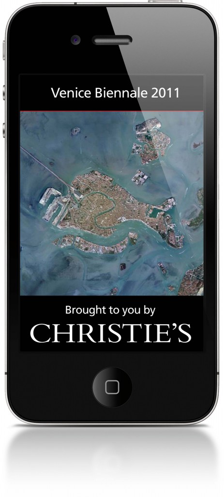 E alla Biennale di Venezia tutti con Christie’s nel telefonino. A sorpresa arriva prima con l’iPhone app…