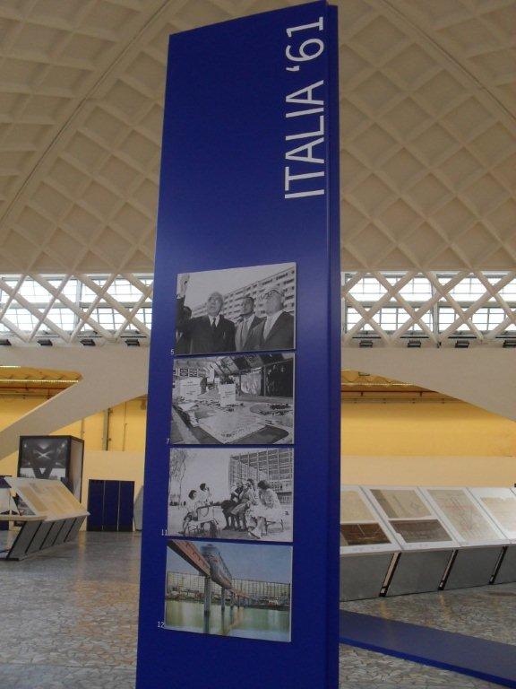 Pier Luigi Nervi – Architettura come sfida – veduta della mostra presso il Palazzo di Torino Esposizioni, 2011 – photo Claudia Giraud
