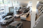 Interno del nuovo Audi Terminal Creatività a quattro cerchi. C’è anche l’arte a festeggiare il nuovissimo Audi Terminal di Roma
