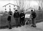 Mario Dondero, Il diffusore de L'Unità, 1975