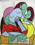 Pablo Picasso Femmes Lisant Deux Personnages New York tiene: scintille alle aste d’arte moderna di Christie's e Sotheby's