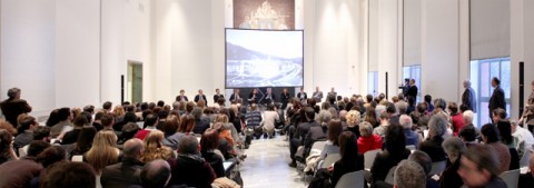 SALA ©AlessioAvventuroso 003 Cosa ci azzecca un premio per giovani imprenditori con la cultura contemporanea? Ci azzecca, ci azzecca. Parola di Marzotto