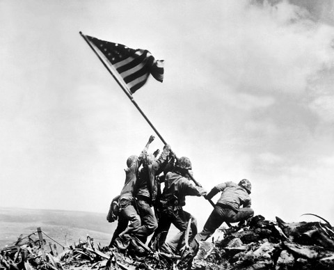 rosenthal iwo jima foto originale Bandiere di verità