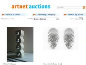 Voglia di Design? Anche ArtnetAuctions dedica un dipartimento al settore