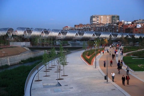 Dominique Perrault Arganzuela Footbridge foto Ayuntamiento de Madrid DPA Adagp3 Libero ponte in libero parco. A Madrid pronto l’Arganzuela footbridge di Dominique Perrault