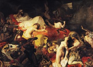 Eugène Delacroix - La morte di Sardanapalo - 1827