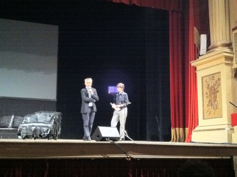 IMG 2575 E noi continuiamo la “diretta” da Festarch, megaconvegno d'architettura in Umbria. Serata con Diller (senza Scofidio e Renfro)