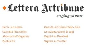 Artribune restyling. E fu la volta della nuova newsletter: una lieta sorpresa – speriamo – tra le vostre email…