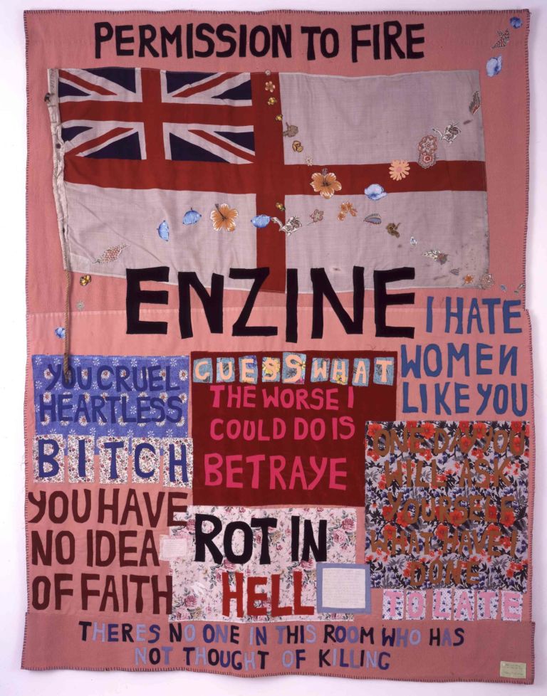 Tracey Emin Hate and power can be a terrible thing 2004 a4 Stupri, aborti e successo. Tutta Tracey Emin a Londra