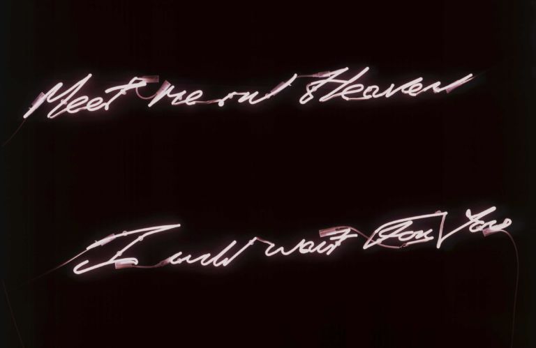 Tracey Emin Meet Me in HeavenI Will Wait For You 2004 a4 Stupri, aborti e successo. Tutta Tracey Emin a Londra