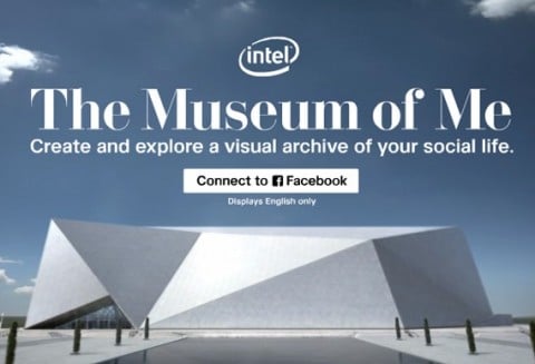 museum of me A ognuno il suo museo virtuale. Intel trasforma il vostro profilo di Facebook in una mostra…