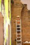 10.foto mariangela insana Un bosco giallo elettrico, a Palermo. Ecco il work in progress di Francesco De Grandi nel giardino di Palazzo Riso