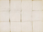 4 Manzoni Achrome 1960 pezze di cotone quadrate su tavola 305x407 cm La pittura? Un oggetto