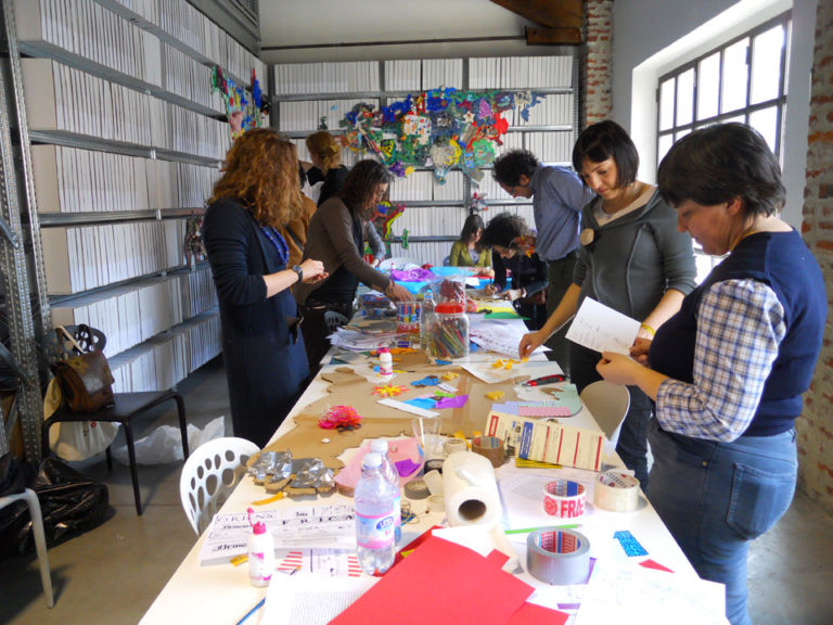 4 laboratorio fondazione pomodoro Milano, laboratorio della didattica museale