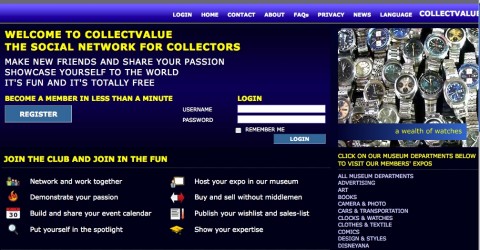 Collectvalue Social network per collezionisti. Nuovi sistemi o trito elitismo?