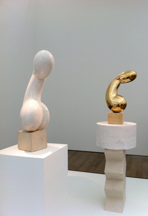 Constantin Brancusi Princesse X marmo 1915 e Princesse X bronzo lucido 1915 16 photo Valentina Grandini Brancusi & Serra. Proprio una strana coppia, a Basel