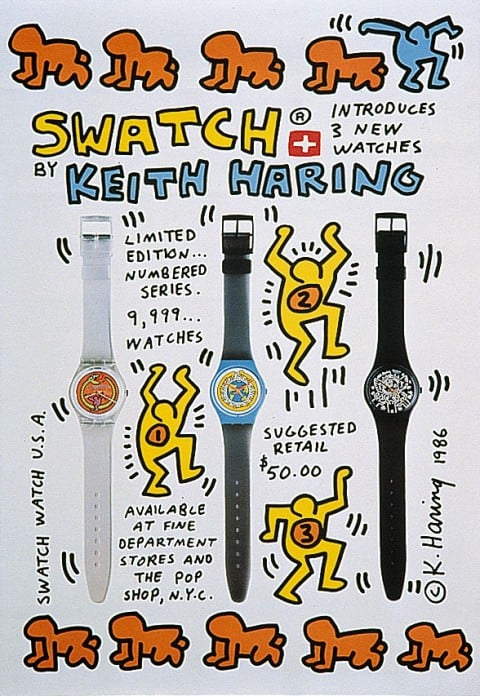 N¯11 Keith Haring Swatch. C’era una volta l’orologio svizzero