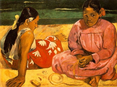 Paul Gauguin Femmes de Tahiti 1891 La Polinesia, fra le Dolomiti. Al Mart è Gauguin l’oggetto della conferenza-spettacolo di Duccio Canestrini