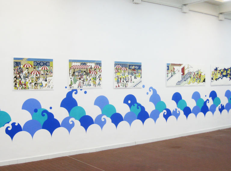 Installation view Courtesy The Flat Massimo Carasi Alieno, ma non troppo