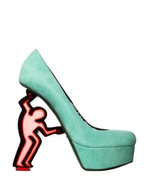 Avere Keith Haring ai piedi. La fantasia di un’accanita fan? No. Semplicemente le folli art-shoes di Nicholas Kirkwood