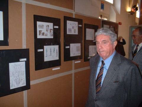 Sergio Bonelli a Lucca 2004 Sergio Bonelli. Ora anche Tex lo piange