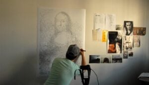 Unisci i puntini e vedrai… la Gioconda. Un artista australiano trasforma la Mona Lisa in un gioco. Il più complesso del mondo