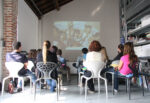 Un momento del workshop foto Alice Cattaneo 3 Senatore in cattedra. Ci siamo intrufolati al DOCVA, a Milano, con l’artista campana al lavoro con i dipendenti dell’azienda Biotronik. Ecco qualche foto