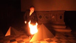 Cento giorni a Venezia. Stefano Cagol torna performer alla Chiesa di San Gallo, ecco foto e video