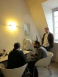 nella foto Matteo Fato Daniele Capra Marinane Lanavère 1 Disegni che sublimano in video. A Parigi residenza d’artista e mostra chez Dena Foundation per Matteo Fato, ecco le immagini