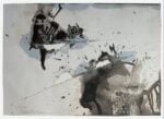 1958 Hole esquisse 36x51 Shimamoto: la furia del colore