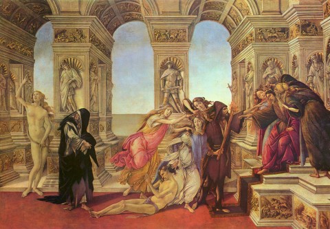 Botticelli LaCalunnia4 “Denaro e Bellezza” ieri e oggi. Considerazioni a partire dalla mostra fiorentina