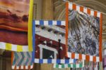 Buren 6 Con un Buren al collo. L’artista “stampa” 365 foulard pezzi unici in seta per Hermès, ora in mostra a Villa Panza a Varese