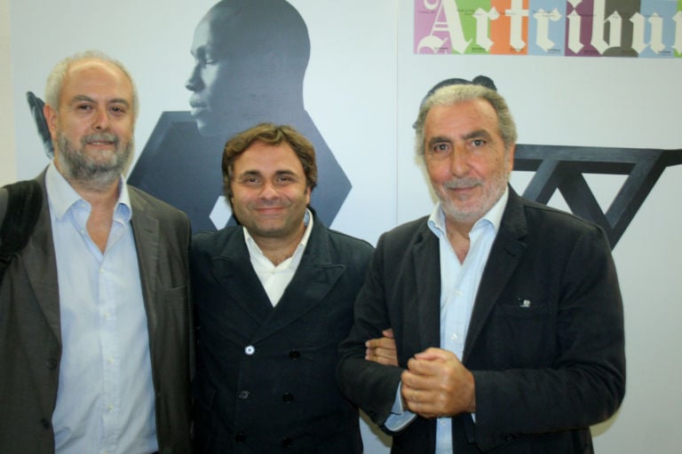 Umberto Croppi Francesco Cascino e Massimo Arlechino presidente di Valore Italia Musica, video, vino pugliese e tanti ospiti “enti”. Ecco chiccera al party “impossibile” di Artribune e Romaeuropa