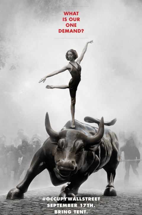 Wall Street text Arte e protesta. A New York c’è l’Occupiennale