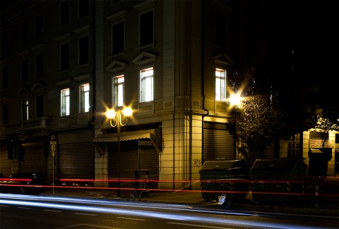 foto notturna spazio Ce l’hanno fatta. Grazie anche al sostegno di Artribune, a Mestre inaugura lo spazio multifunzionale Sottobosco