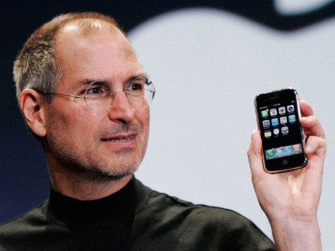 iphone Steve Jobs. Omaggio a un grande designer