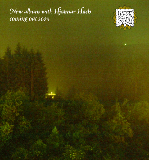 limmagine teaser dellalbum in uscita di Raskol Nikov inciso insieme a Hjalmar Hach Back to black. Il sound oscuro di Superfluo
