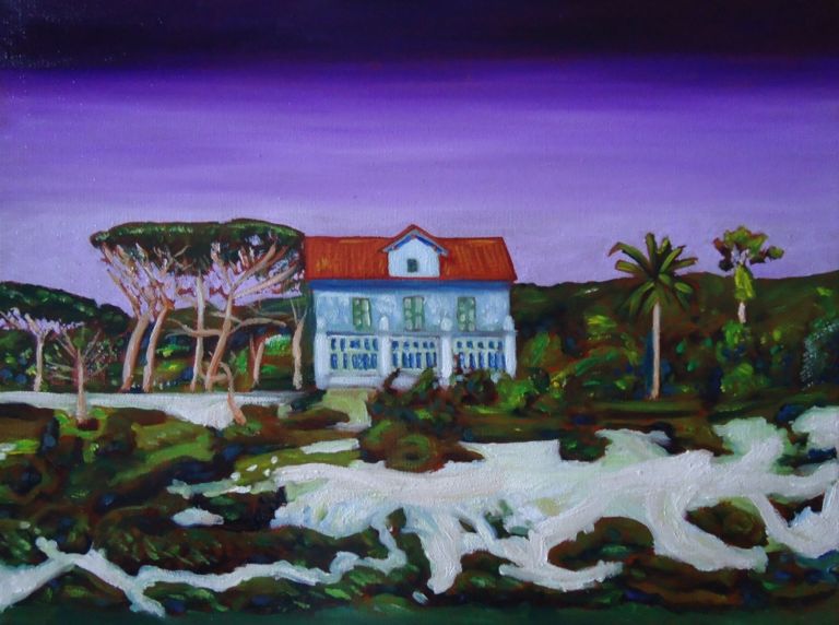 2 Alessio Onnis The house in the wild countryside 2011 30x40 cm 1. olio su tela Natura benigna o matrigna? Ai contemporanei l’ardua sentenza