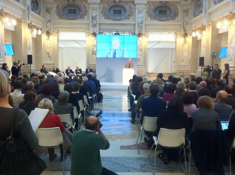 Folla alla conferenza 3 I livelli stratosferici di Banca Intesa: è già una realtà la sezione Ottocento delle Gallerie d’Italia a Piazza Scala. Finalmente una Milano che primeggia